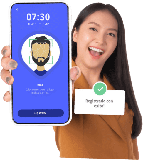 Ponto registrado com sucesso - Tela de confirmação de registro de ponto