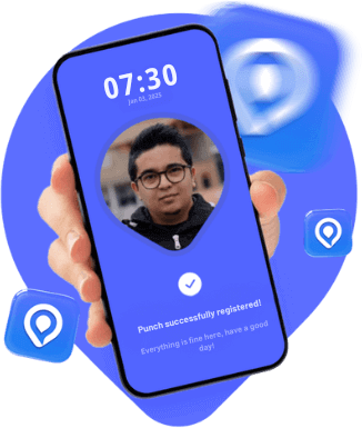 Registro de Ponto Digital com Reconhecimento Facial - Interface do App Pmovel